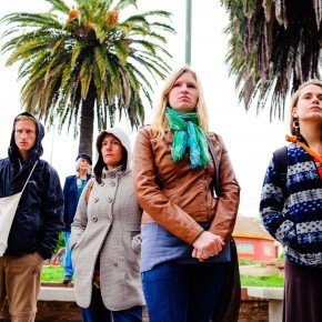 el público bajo la lluvia, grande!!!!/ Foto www.denisadonis.cl