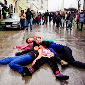 imagenes danzalborde/ domingo 21 de octubre bajo la lluvia y en sala