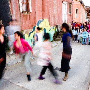 Un Organismo/ Danzalborde en Cerro Cordillera / Foto Jorge Villa Moreno