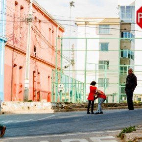 Anilina Colectivo/ Danzalborde en Cerro Cordillera / Foto Jorge Villa Moreno