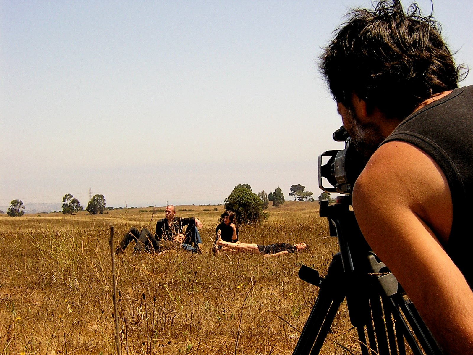 grabación videodanza Erre que erre en residencia 2008 imagen de la grabación videodanza "No pesa el corazón de los veloces" de Erre que erre durante su residencia. Enero 2008