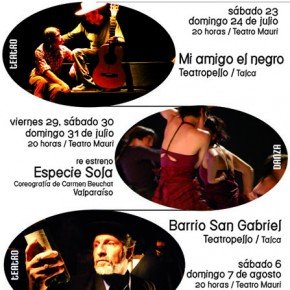 Ciclo ESCENAS REGIONALES, teatro y danza conteporánea en el Teatro Mauri